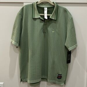 NWT Fabletics Polo Mens XXL Green Fairway Polo Kevin Hart Eagle Edition